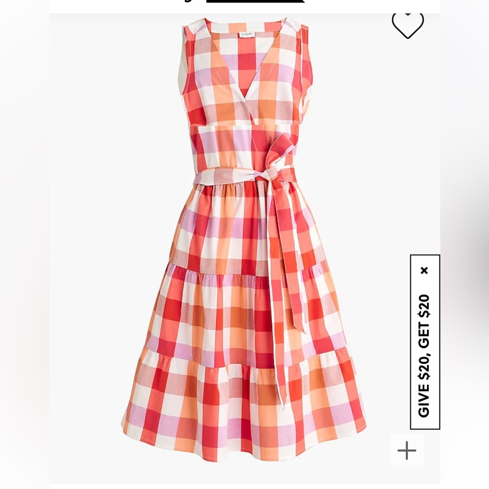 NWOT J. Crew Factory Dress with pockets and belt, size 4 - Picture 2 of 7